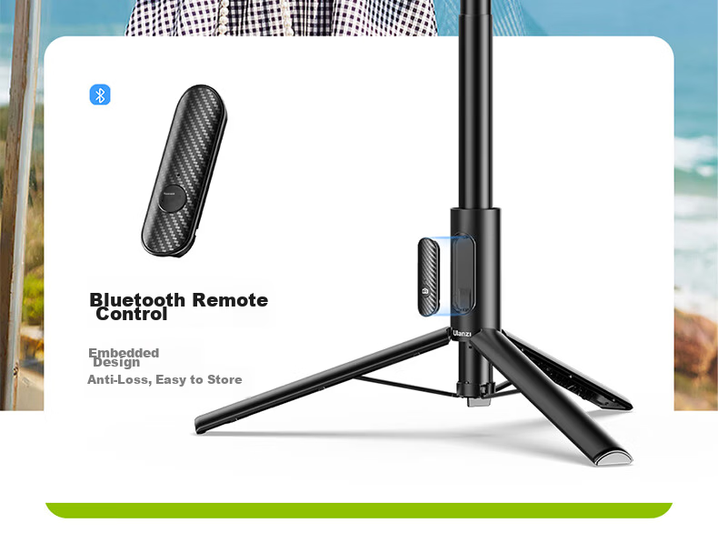 Ulanzi MG-002 Magnetic Selfie Stick Max 1.6m iPhone Apple 16/17 Magsafe Magnetic Photo Handle Tripod Bluetooth Remote Multifunctional Stand 7