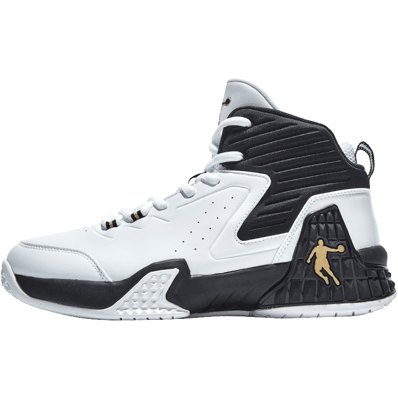 Jordan Men's Basketball Shoes High-Top Autumn Leather Waterproof Comfortable Shock-Absorbing Durable Sports Sneakers