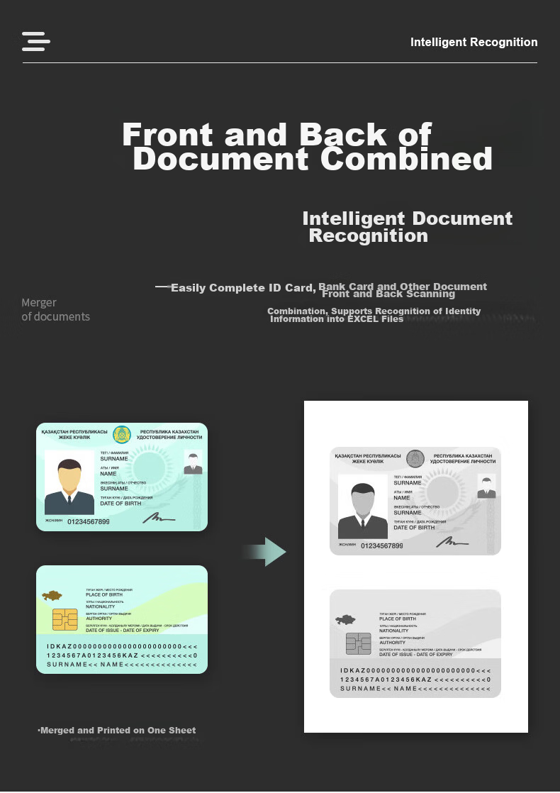 NTEUMM A4 Document Invoice Scanner High-Speed Automatic Continuous Scanning 12MP Video Visual Presenter SD-500 4