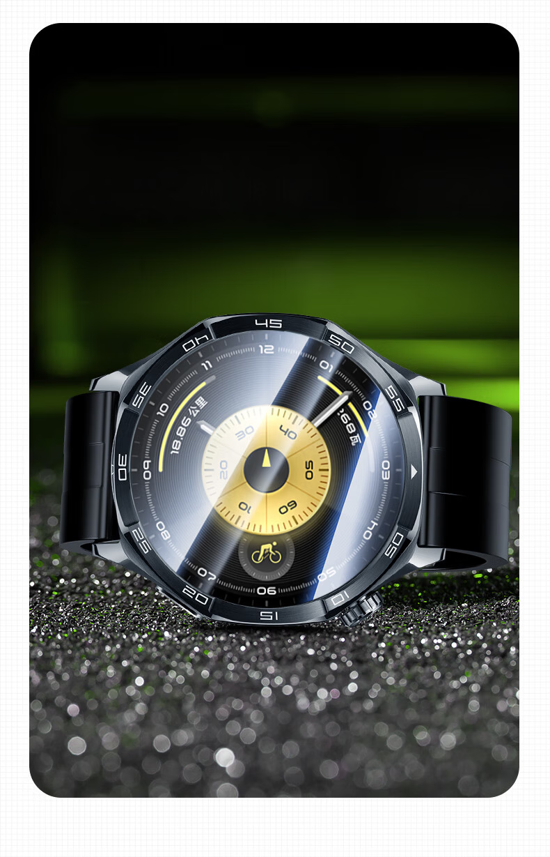 CangHua [2-Pack] Huawei Watch 5 Screen Protector Film Easy Apply Full Coverage Non-Tempered Anti-Drop Scratch-Resistant for 46mm Huawei Watch 5 9