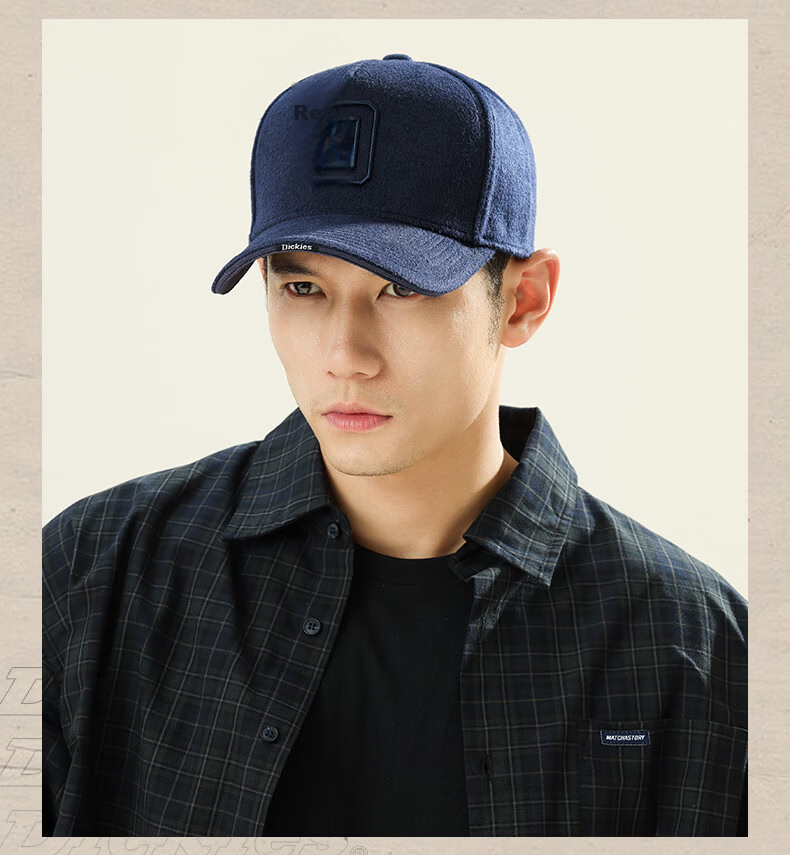Dickies Lightweight Breathable Baseball Cap Men Sunshade Slim Face Soft Top Pure Cotton Sun Protection Outdoor Duckbill Hat Women Dark Gray 32