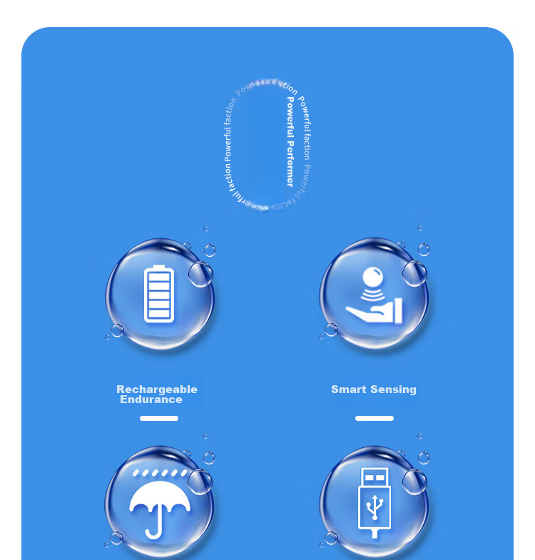 KEGOO Automatic Hand Sanitizer Dispenser with Sensor-Activated Liquid Output, Smart Drip Soap Dispenser with Refillable And Rechargeable Options K6009 3