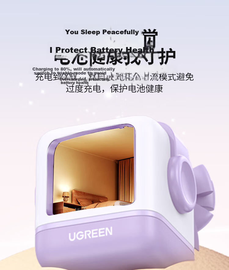 UGREEN Qpai Robot 30W GaN Charger PD 20W Fast Charging Adapter for Apple iPhone 18 Pro Max/17 Ultra/16 iPhone iPad Type-C 15