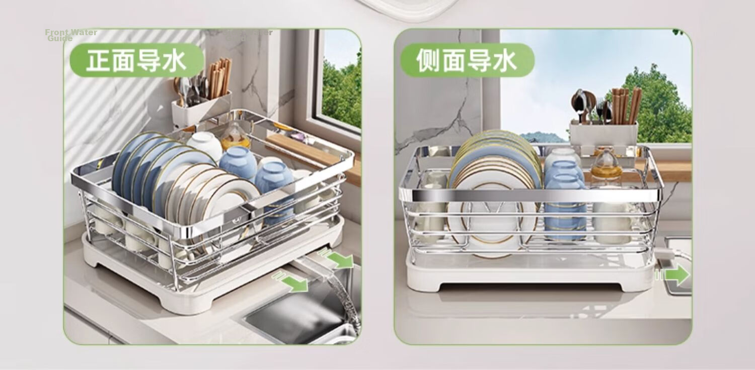 Youqin 304 Stainless Steel Kitchen Dish Drainer Rack Bowl and Chopsticks Storage Organizer Basket 9