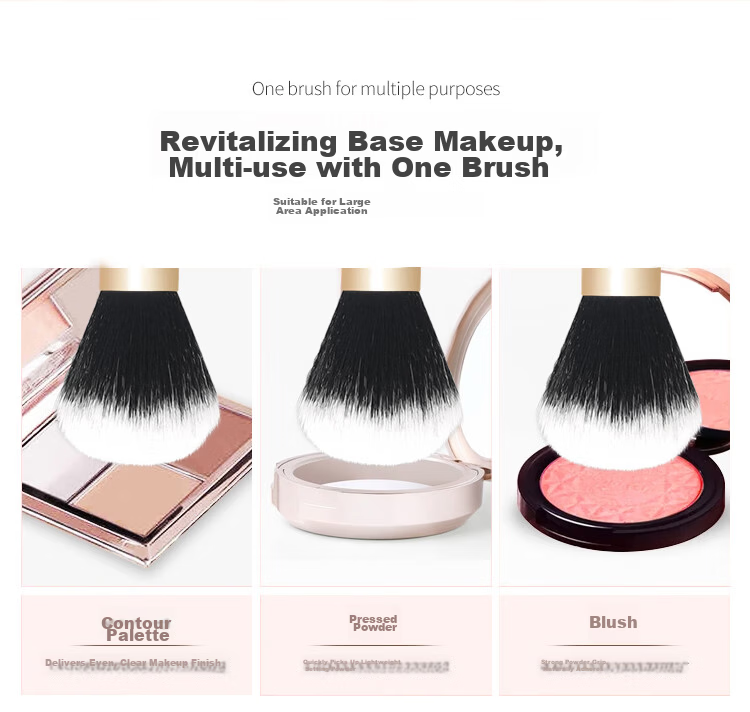 UPLUS Extra Large No.91 Loose Powder Brush Soft Fluffy Blush Setting Contour Makeup Brush Gentle on Skin 14