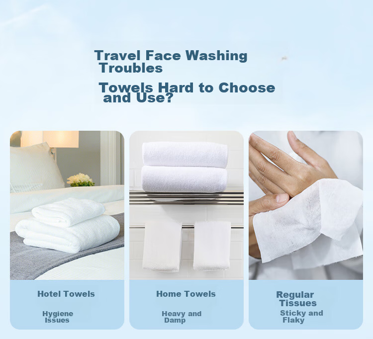 JD Jingzao Disposable Compressed Towels Facial Disposable Towels Portable Travel Hotel Supplies 10-Pack 3