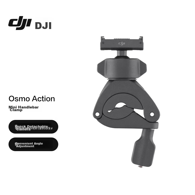 DJI Osmo Action Mini Handlebar Mount for Osmo 360/Osmo Action 5 Pro/Osmo Action 4/Action 3 Sports Camera Accessories