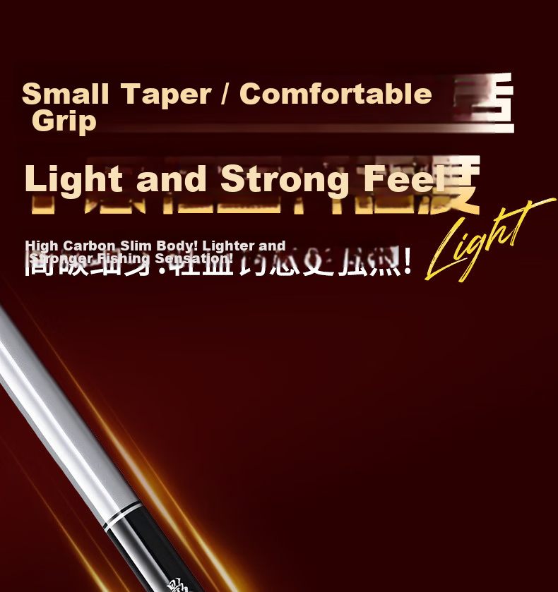 Shensha Fishing Rod, Handheld Pole, 5.4 Meters, Shadow Blade Crucian Carp, 28 Sections, Ultra-Light And Ultra-Hard Fishing Rod, Platform Fishing Rod, Fishing Pole, Fishing Tackle 13