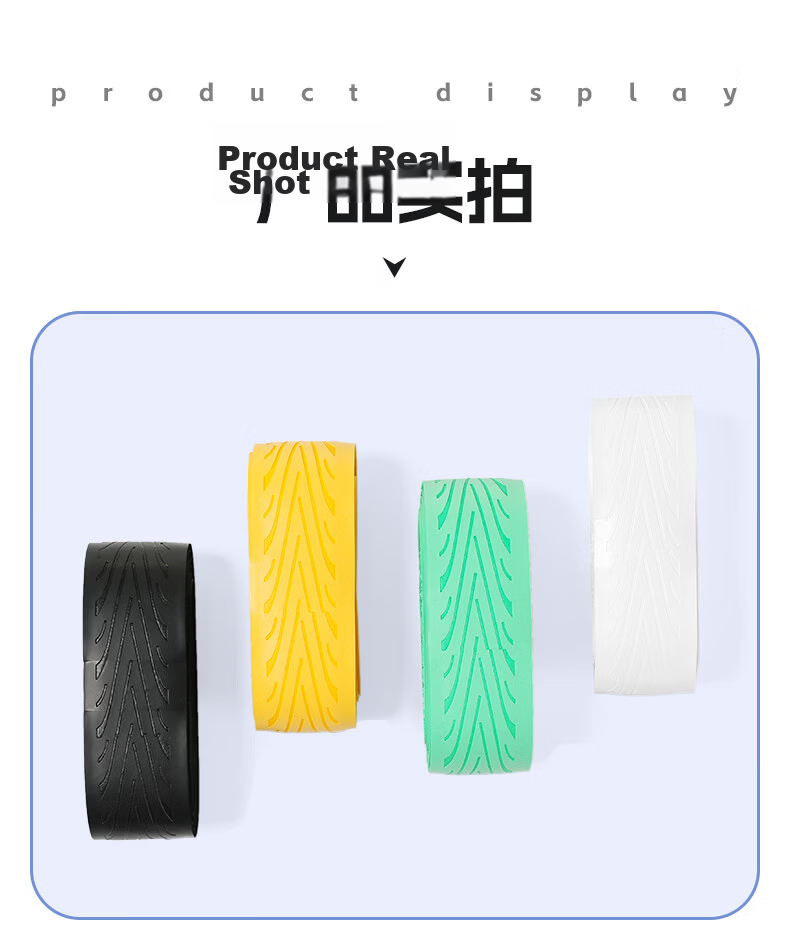 40,000 KM Pickleball Paddle Grip Tape Flat Shock Absorption Non-Slip Sweat-Absorbing Handle Wrap 3-Pack Yellow 6