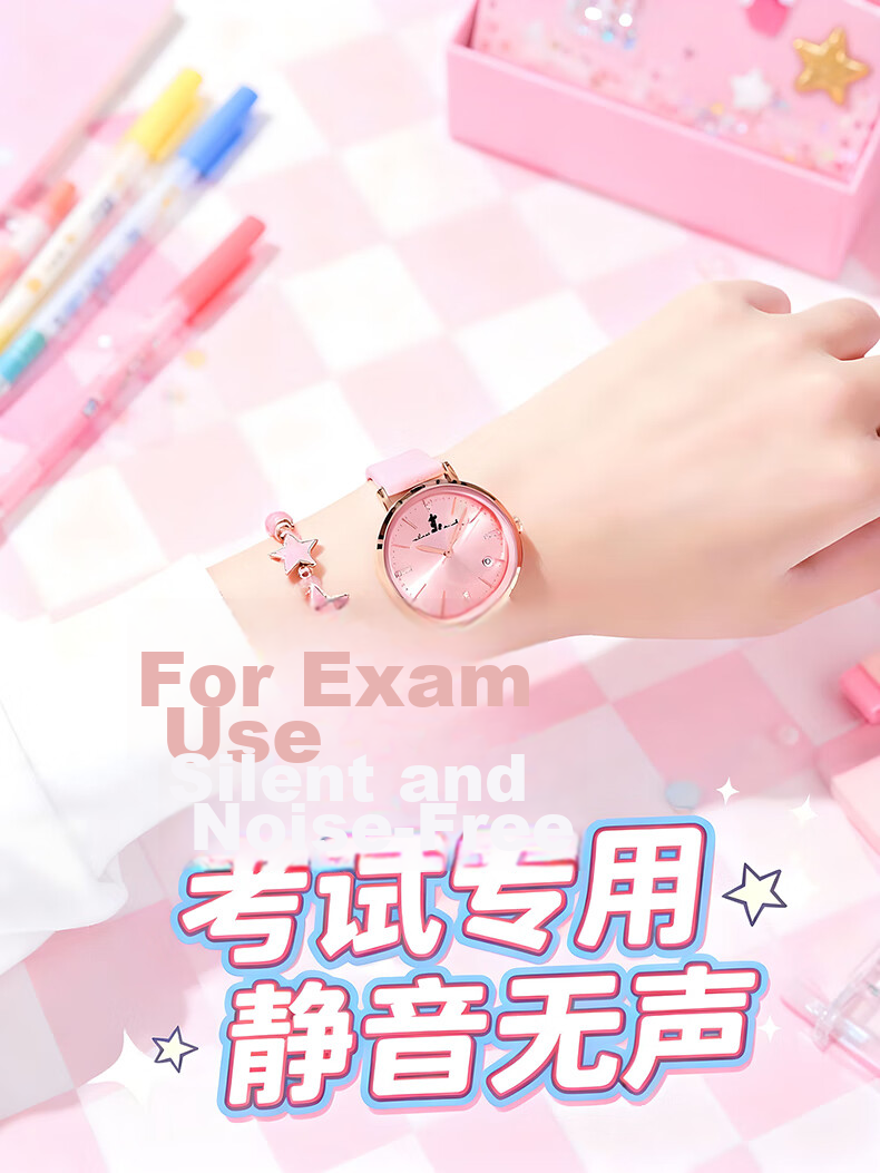 Disney Student Watch for Girls, Children’s Time-Only Exam Watch for Middle and High School Students 7