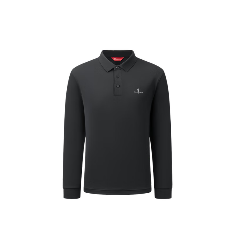 Biyinlefen [Dry Touch Pique] 2025 Autumn New Men's Skin-friendly Stretch Soft Textured Collar Long Sleeve Polo Shirt