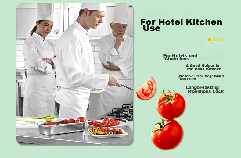 Jinghuisichuang Fresh-Keeping Film Large Roll Disposable 60CMx200M Commercial Food Wrap PVC for Fresh Produce Supermarket Hotel Catering 4