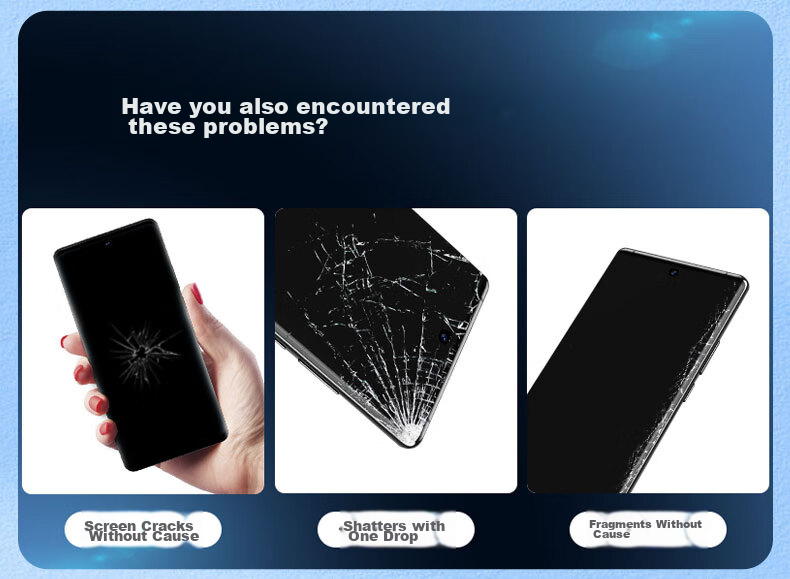 KOOLIFE [Curved Anti-Shatter Edge] Tempered Glass Screen Protector for Vivo X200 Pro, Full Coverage Curved Glass Ultra-Thin HD Anti-Drop Anti-Fingerprint Protective Film for Vivo X200 Pro Smartphone 1