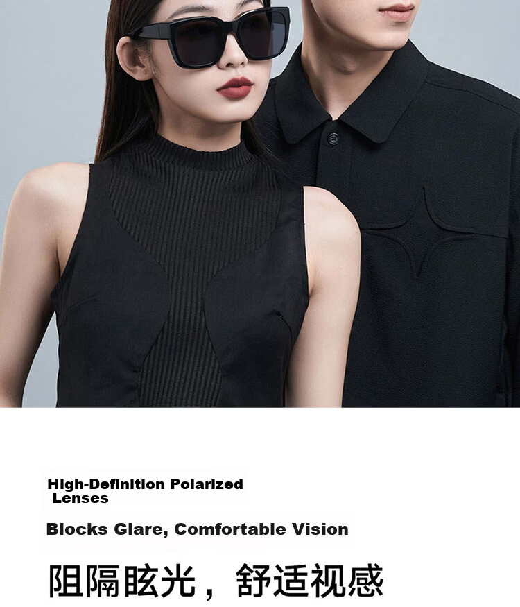 Mijia Xiaomi Myopia Sunglasses Clip-On Polarized Sunglasses, Car Driving UV Protection Glasses for Men And Women, Ultra-Thin Portable 7
