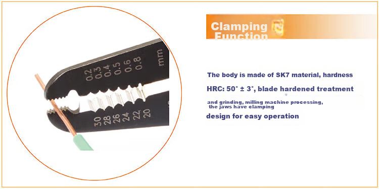Pro'sKit 8PK-3002D Wire Stripping Pliers with Hanging Ring (0.8-2.6mm) 3