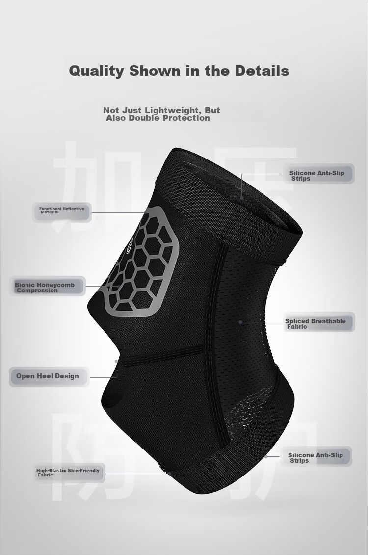 JD Jingzao Integrated Compression Ankle Brace Ankle Sprain Support Recovery Sleeve Sports Exercise Anti-Sprain Ultra-Thin Wrist Protector 5