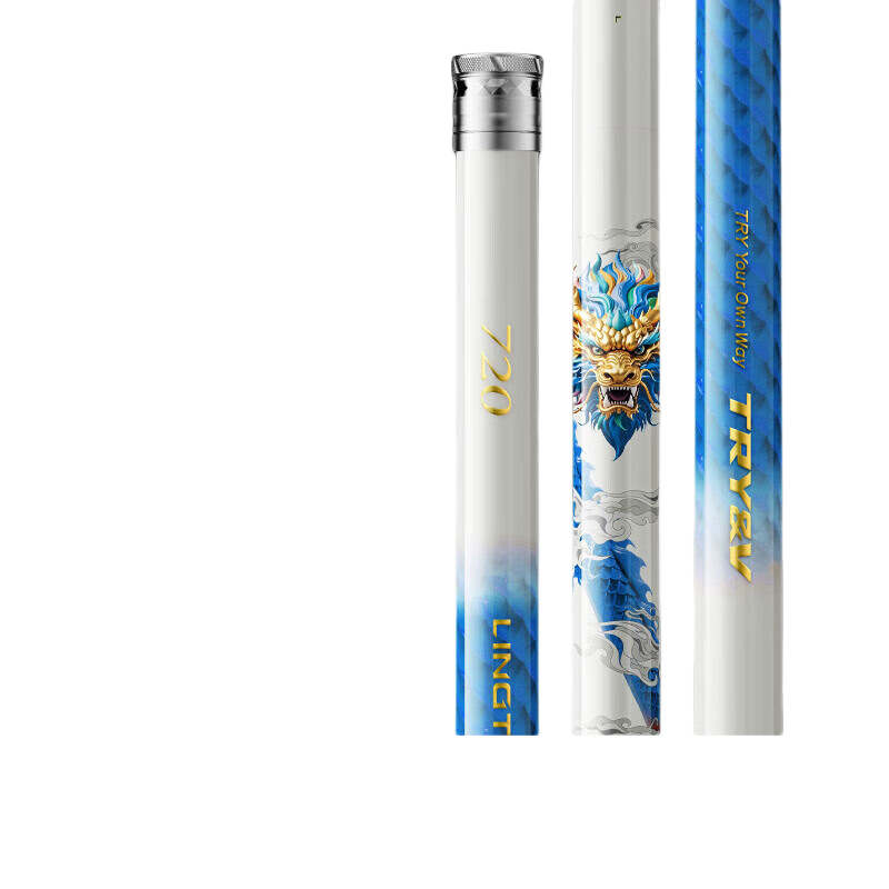 Chuangwei Ling Tian San Dai Fishing Rod Hand Rod Carbon Fiber Fishing Pole JD Self-Operated Flagship Store Fishing Tackle 5.4m Big Fish
