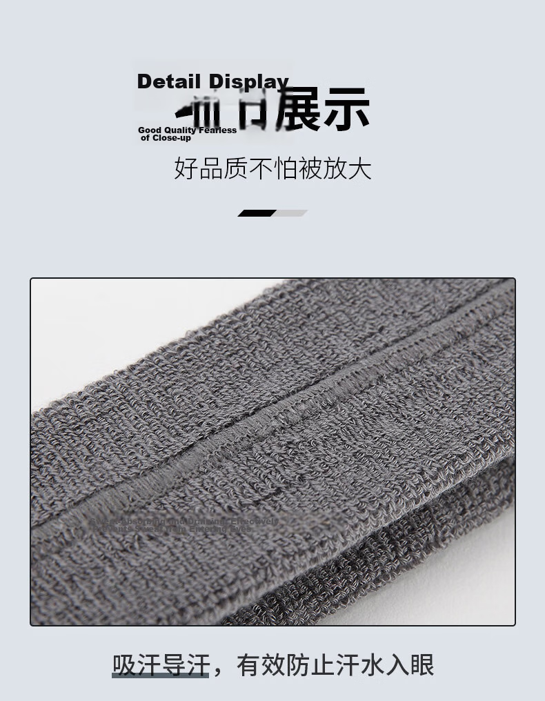 LI-NING Sports Sweatband Unisex Headband Sweat-Absorbing Head Sweatband Running Basketball Badminton Hairband 12