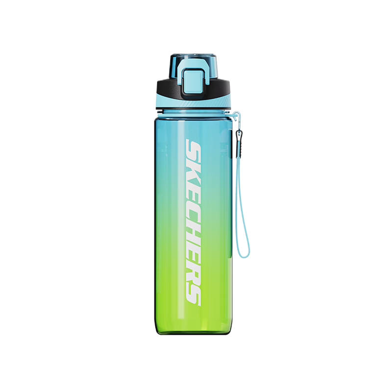 Skechers Large Capacity Tritan Sports Water Bottle Outdoor Fitness Portable Sports Flask for Men and Women