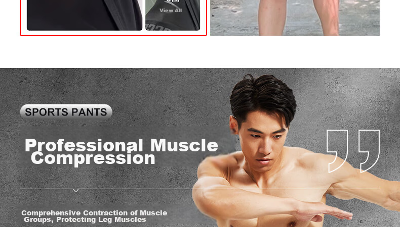 LI-NING Men's Sports Shorts Compression Basketball Running Quick-Dry High Elasticity Base Layer Fitness Five-Point Training Pants 9