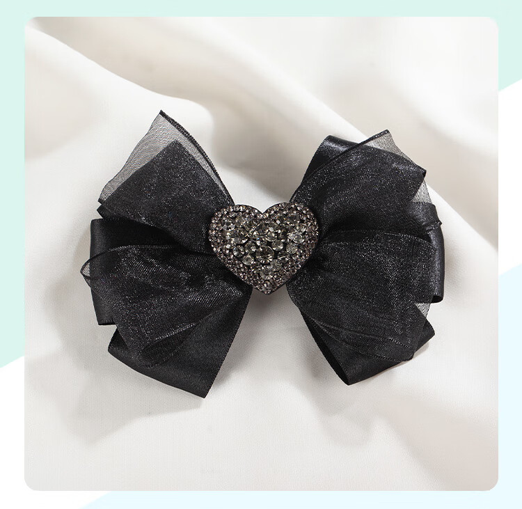CHIMERA Back-Of Bun Hair Clip, French Bow Barrette, Half-Up Hairpin, Hair Accessory for Women, Mid-Autumn Festival Gift 4