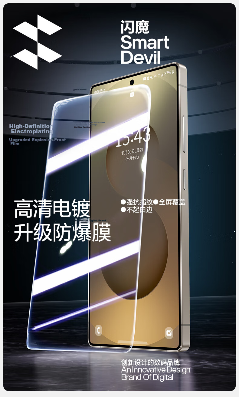 Shanmo Tempered Glass Screen Protector for Samsung Galaxy S24 Ultra, High-Definition Full Glass Anti-Shatter Anti-Fingerprint, Two-Pack with Application Tool Included 1
