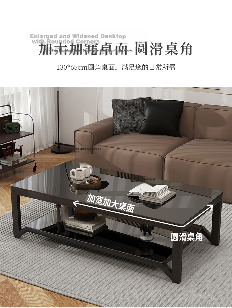 Fanshe Coffee Table, Living Room Coffee Table, Office Coffee Table, Home Living Room Glass Small Apartment Sofa Coffee Table, Modern And Simple 15