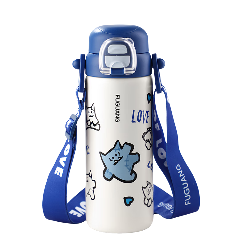 FGA Fugang Kids Insulated Bottle 316L Stainless Steel Student School Use Unisex Straw and Direct Drinking Water Cup