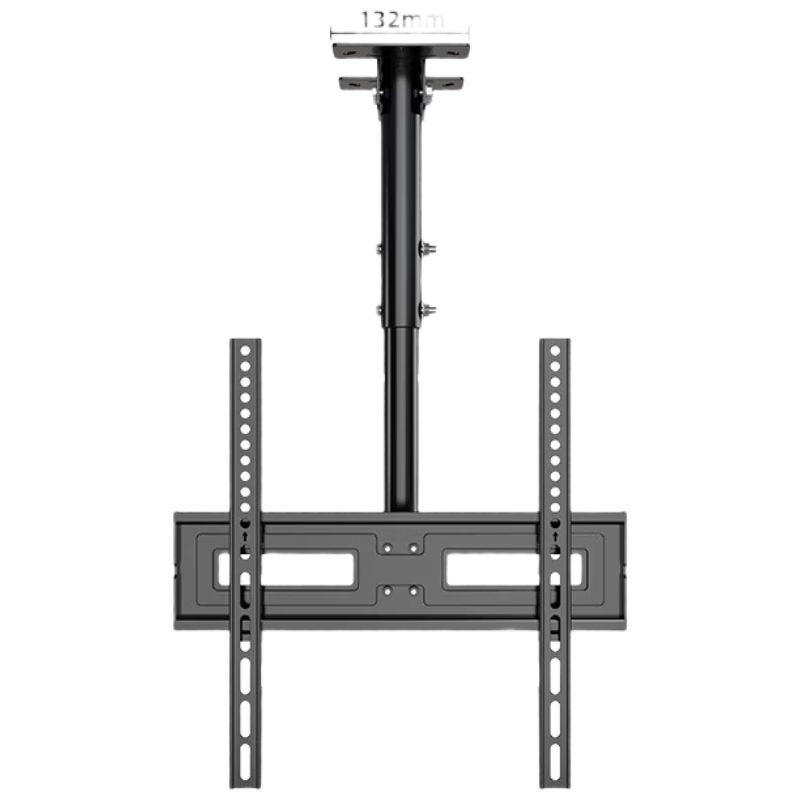 Beishi TV Ceiling Mount Bracket 32-75 Inch Universal Rotatable Wall Mount 360 Degree Swivel Ceiling TV Mount with 2 Meter Suspension Cable