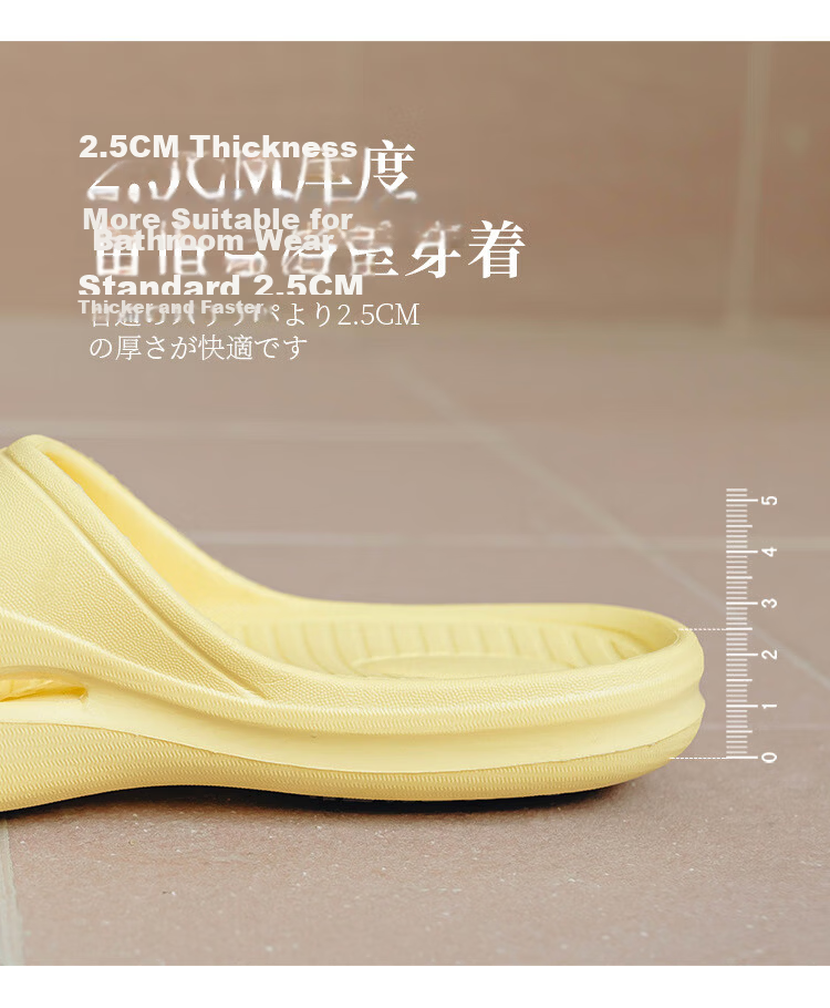 GUOLUOFEI Non-Slip Maternity Slippers Bathroom Shower Indoor Summer Home Cool Slippers for Men, Women, and Elderly 4