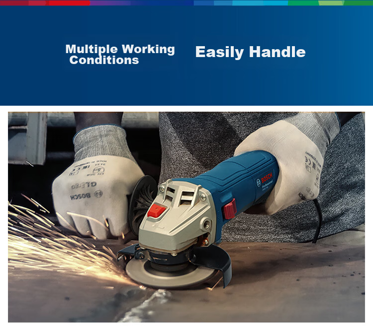 BOSCH Classic Angle Grinder 710W Polishing Grinding Cutting Weld Seam Efficient Cooling Low Noise Comfortable Grip GWS700 10