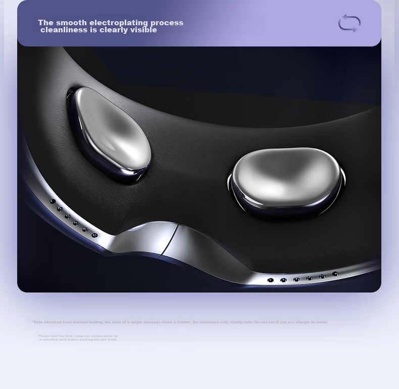 PHILIPS Eye Massager Foldable Cold And Hot Compress Acupressure Device with Light-Blocking Sleep Mask, Gift for Parents, Elders, Boyfriends, Girlfriends, Birthday Present 3101E 19