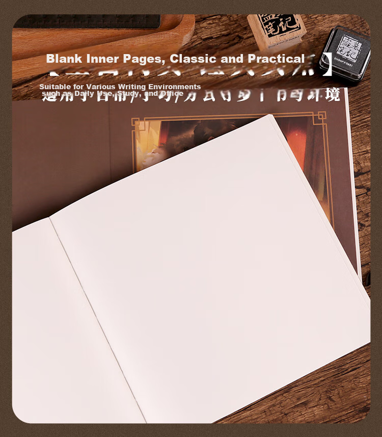 Kinbor Tomb Notes Snow Mountain Adventure Team Exclusive Square Notebook High-Quality Blank Pages 72 Sheets Diary Stamp Book DM0005 10