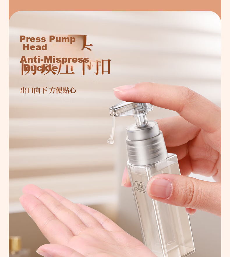 Etravel Travel Toiletry Bottles Set of 4 - Lotion, Shampoo, Shower Gel Storage Bottles And Toiletry Cup 5-In Set Blue 8