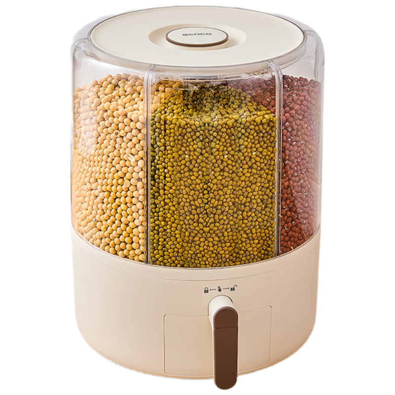 Ecoco Rice Storage Container Pest-Proof Moisture-Proof Rice Bin Flour Storage Jar Grain Storage Box E2005