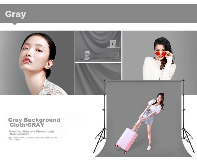 Beiyang 3*4 Meter Black Background Cloth, Polyester Cotton Fabric, Film And Television Chroma Key, Thickened And Reinforced, Washable And Ironable, for Live Streaming, Photography, And Chroma Keying 6