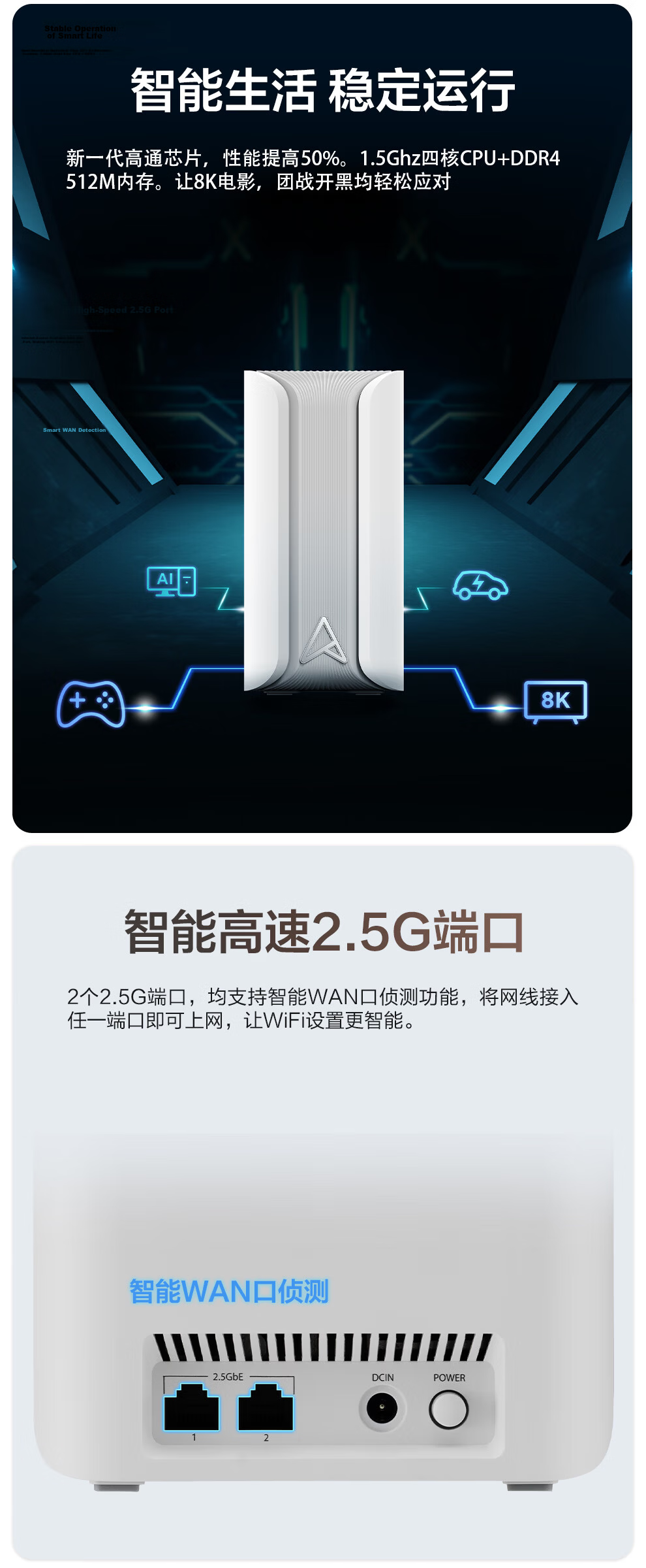 ASUS [Renewal Subsidy] Lingyao Magic Cube WiFi 7 Router Single Pack Home Wireless Gigabit Whole-House WiFi 7 Distributed Parent-Child Router Aimesh Flexible Configuratio 17