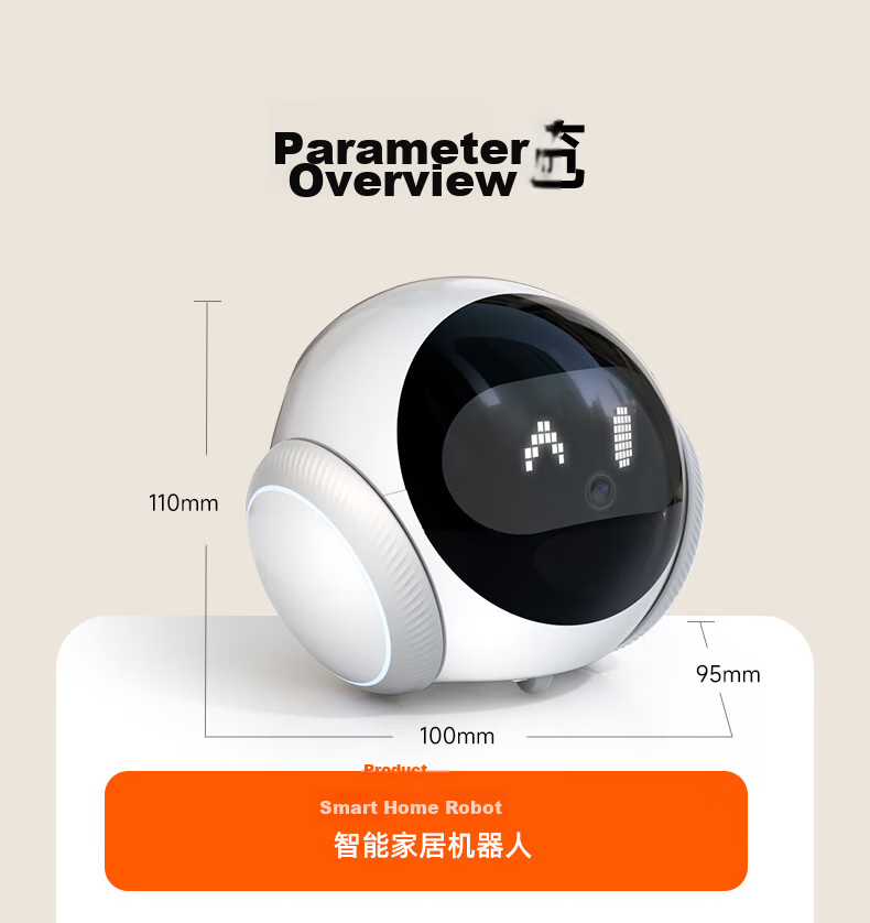 FAMUE Magic S1 Whole-House Mobile Surveillance Camera Remote Control Home Security AI Companion Robot Conversational AI for Elderly and Children 32