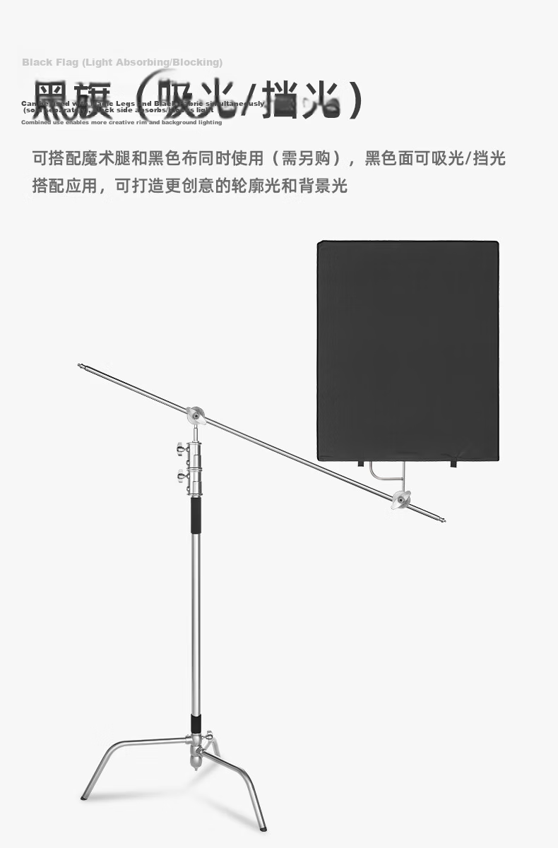 AMBITFUL Photography Flag Board, Softbox, Diffusion Screen, Diffusion Paper, Sulfuric Acid Tallow Paper, Flag Board Frame, Small Softbox, Advertising Screen, Shooting Props Stand 9