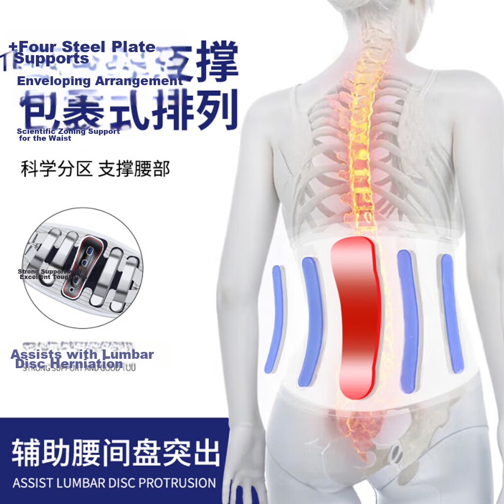KYOLENS Medical Grade Lumbar Support Belt for Herniated Disc, Lumbar Muscle Strain, Unisex Back Brace for Prolonged Sitting 2