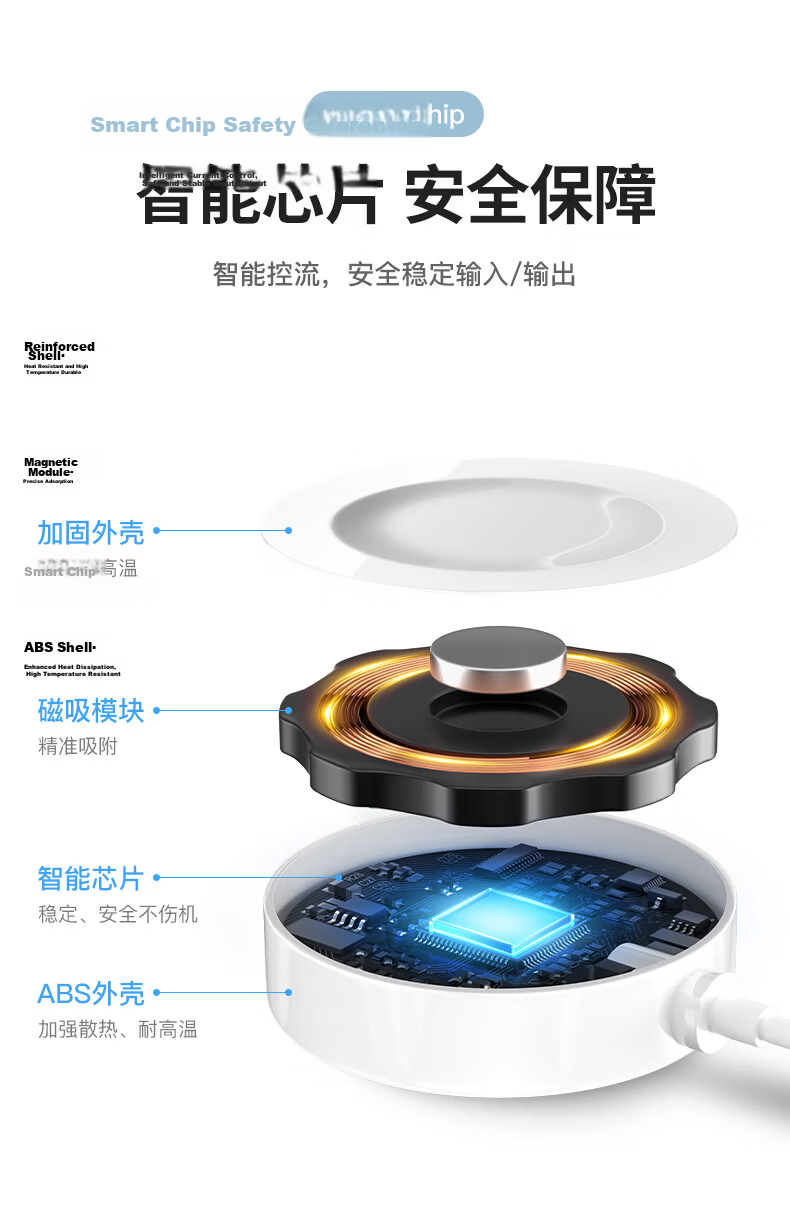 Weiqiantu Magnetic Fast Charging Dock for Huawei Watch GT7/GT7 Pro/GT6/GT5 Pro/Watch5/Watch4 Pro/GT4/GT3 Pro 6