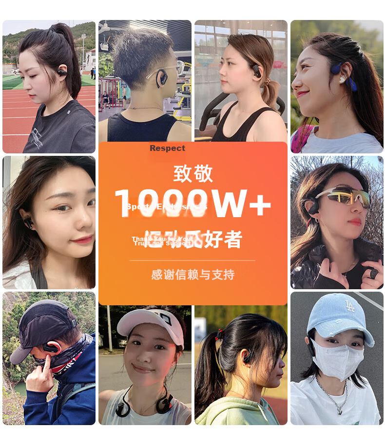 Dakang Athlete TWS True Wireless Sports Bluetooth Earphones Waterproof Ear-Hook In-Ear Headphones Dual Ear 5.3 Music Compatible with Apple Huawei Android Xiaomi Black 2
