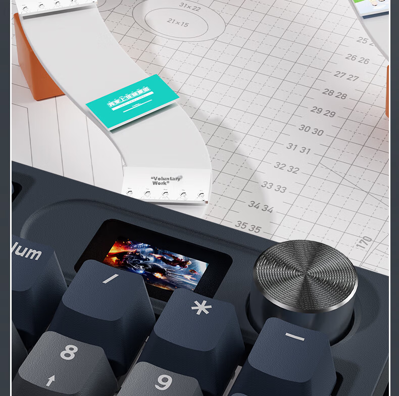 Langtu LT104 Thick Love Mechanical Keyboard Gaming Office Wired Customized Keyboard for Tablet Laptop 13