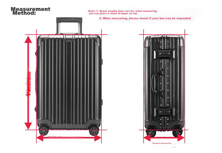 Banzhini Elastic Luggage Cover for Suitcase, Travel Luggage Protective Cover, Dustproof and Rainproof, Thick and Wear-Resistant, 26-inch and 28-inch 4