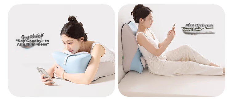 MINISO Multifunctional Memory Foam Pillow Core, Bed Prone Sleeping Pillow, Prone Pillow, Backrest Pillow, Specialized Phone Pillow for Use While Playing Games 3