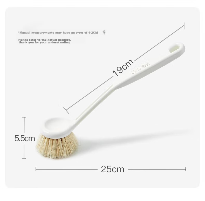 Little Seal Japanese Long-handled Pot Brush Kitchen Special Non-stick Pot Coconut Palm Brush Pot Artifact Non-stick Pot Sword Hemp Dishwashing Brush 25