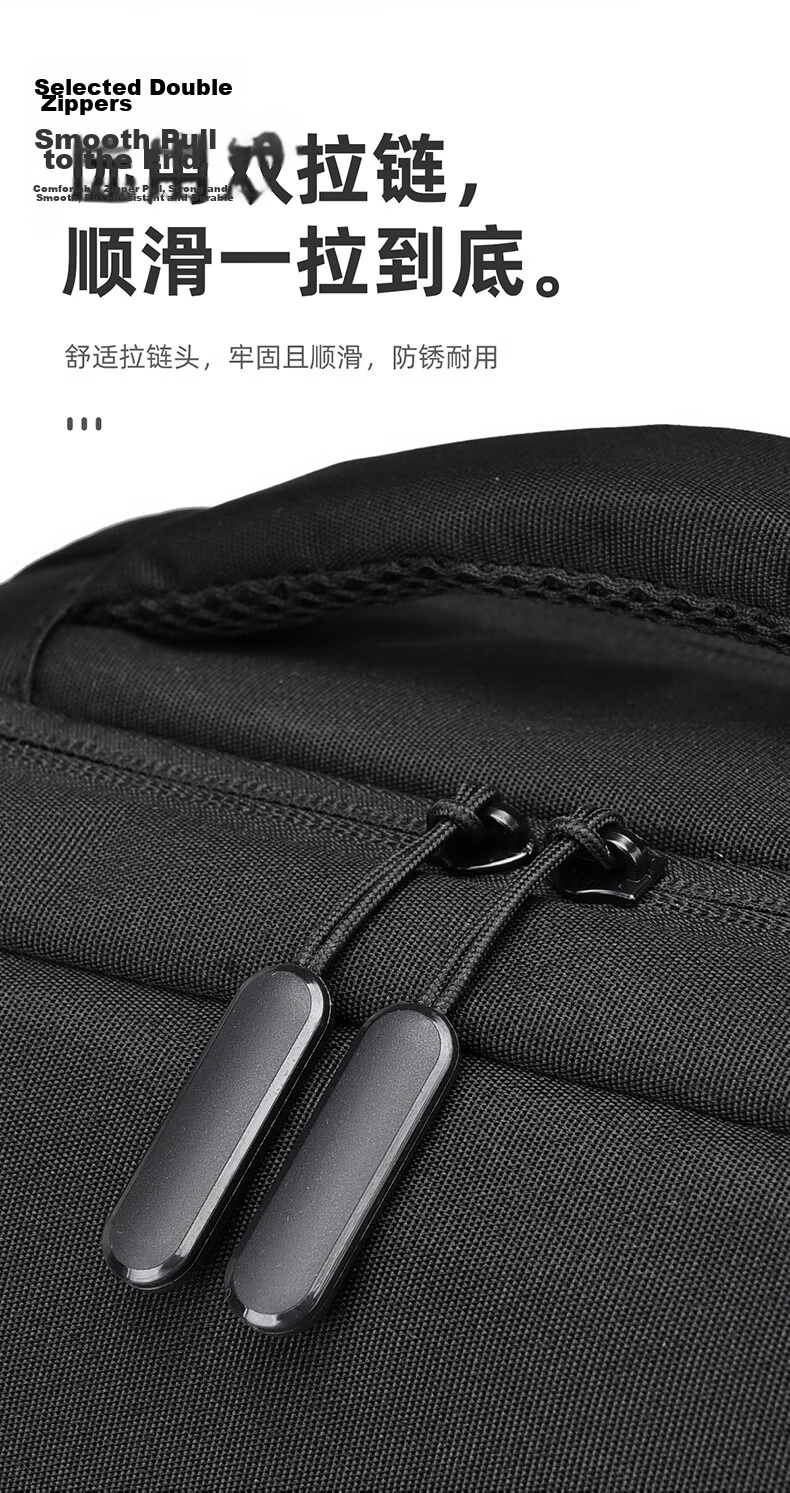 Milooky Men's 17.3/18 Inch Laptop Backpack High-End Business Travel Large Capacity Bag 12