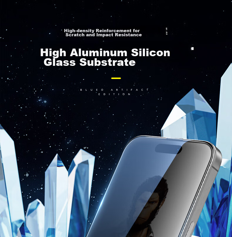 Lanxingxiansheng Tempered Glass Screen Protector for Apple IPhone 17Pro/16pro, High Definition Anti-Peeping Shatterproof Privacy Screen Protector for IPhone 17/17pro 16