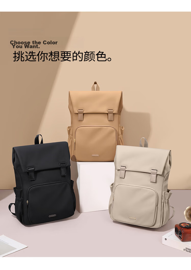 GOLF Women's Backpack 14/16 Inch Laptop Bag for Apple Huawei College Student Travel Business Backpack 8
