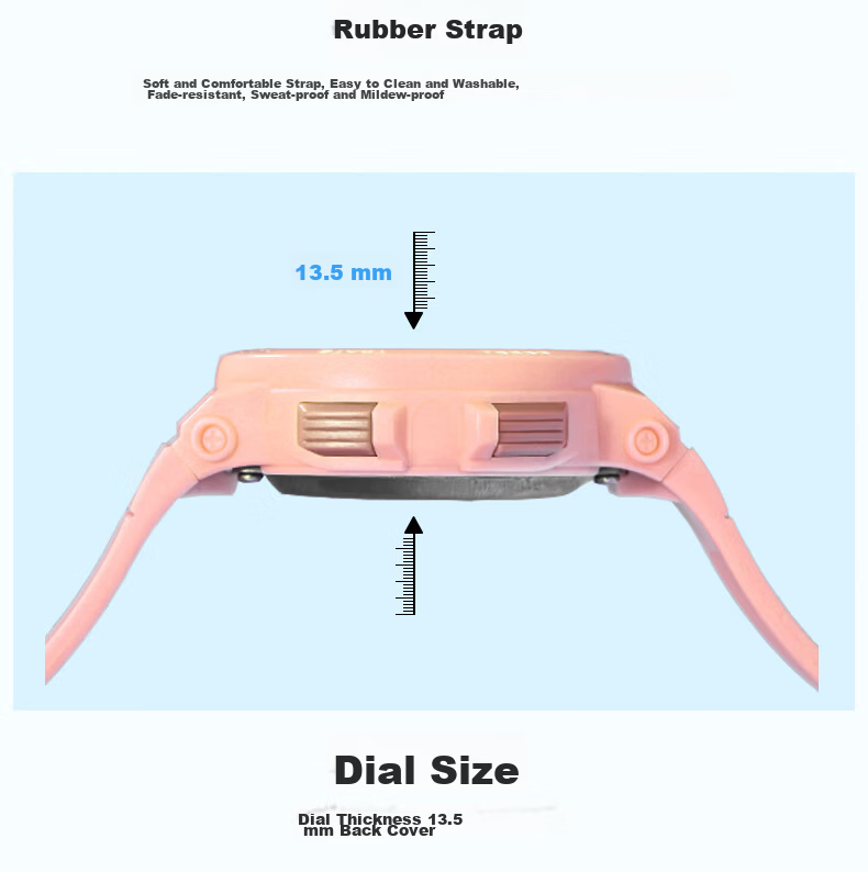 40,000 Kilometers Kids Watch for 3-6 Year Old Girls and Boys Toddler Baby Animal Toy Cartoon Electronic Watch Detachable Gift 12